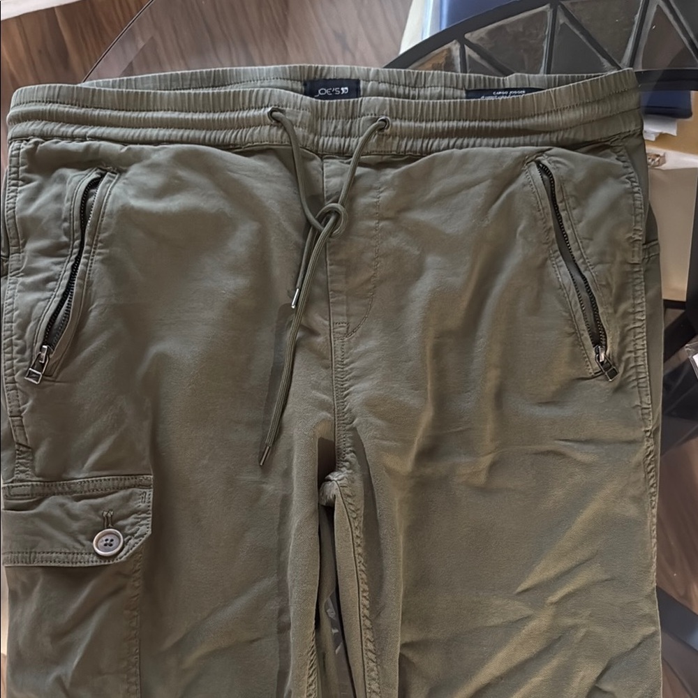 Joe's Jeans Green Cargo Pants with Technical Fabric